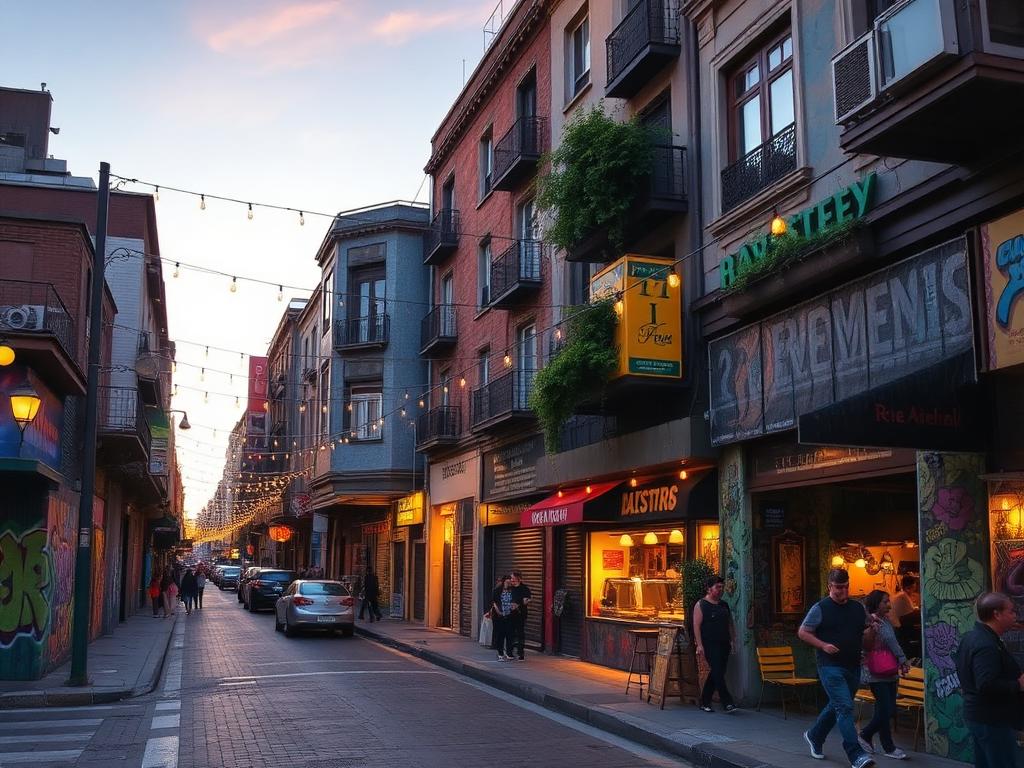 Bairro Vila Madalena em São Paulo